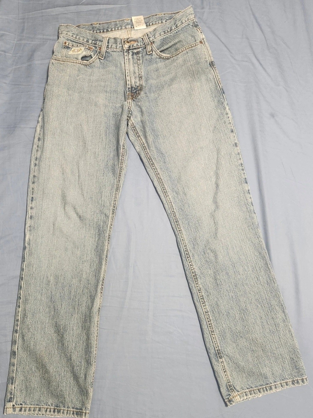 ​Cinch Men's Jeans 31x32 Light Wash Denim Western Work Wear Pants Durable